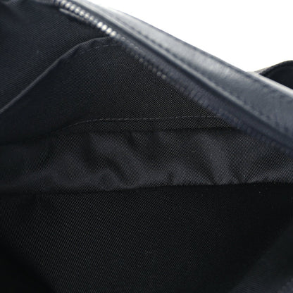 Louis Vuitton Calfskin Monogram Shadow Trio Messenger  Black 4 of 8