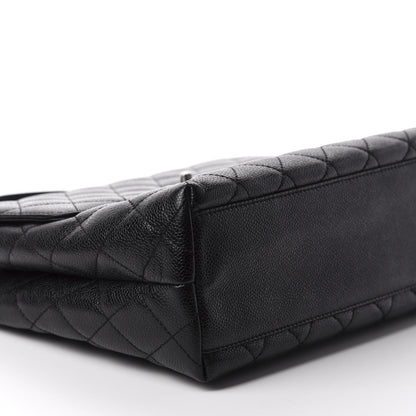 Chanel Caviar Quilted Jumbo Kelly Flap Black 6 of 12
