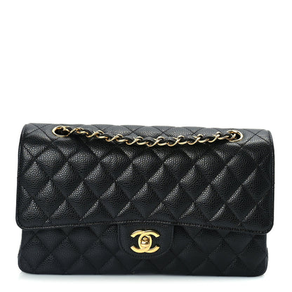 Chanel Caviar Quilted Medium Double Flap  Black 1 of 9
