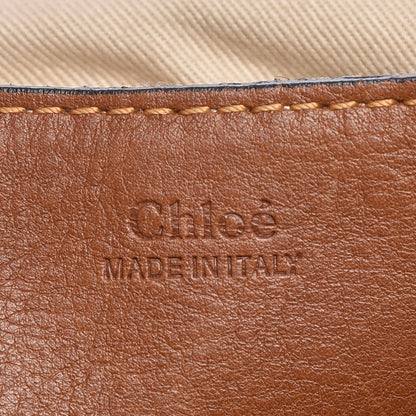 Chloe Suede Medium Lexa Shoulder Bag Silver Blue 8 of 21