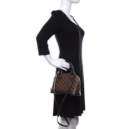 Louis Vuitton Damier Ebene Alma BB 3 of 9