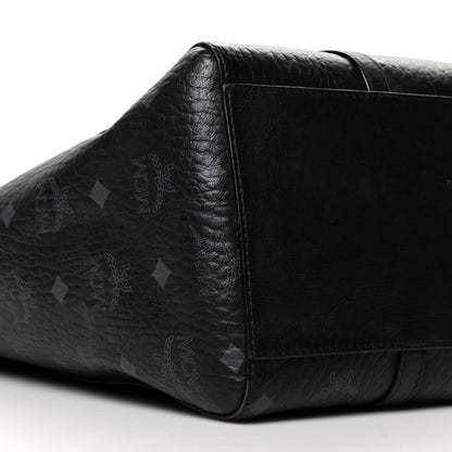 MCM Visetos Toni Shopper Tote Black 8 of 10