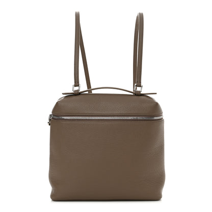 Loro Piana Grained Calfskin Extra Pocket L23.5 Backpack Warm Mastic 1 of 13