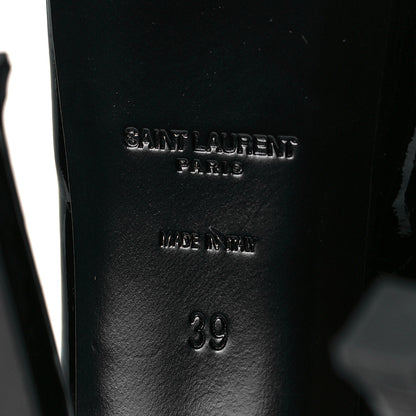 Saint Laurent Patent Tribtoo 105 Platform Pumps 39 Black 8 of 9