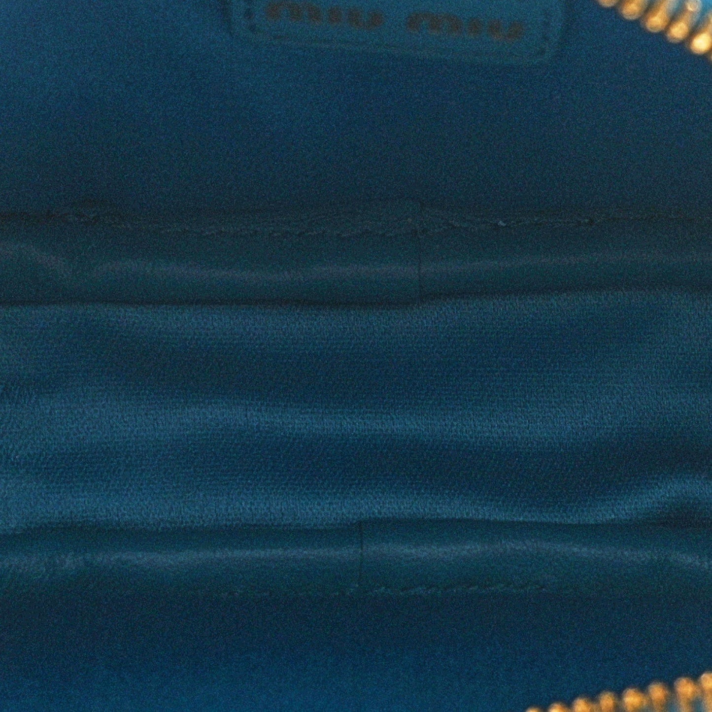 Calfskin Micro Beau Bag Voyage Blue