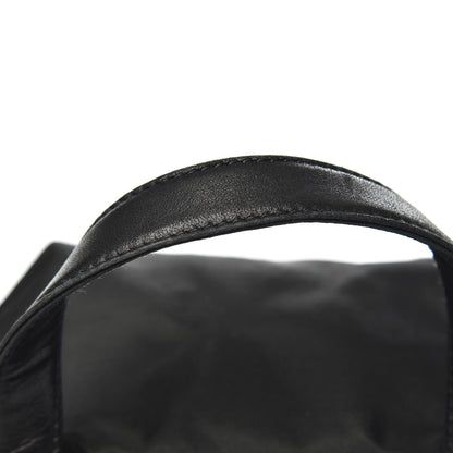 Prada Tessuto Nylon Chain Backpack Asfalto 8 of 9