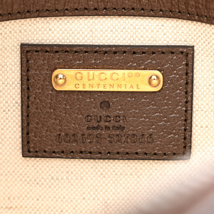 Gucci Textured Dollar Calfskin Gucci 100 Aria Belt Bag 100 40 New Acero Multicolor 6 of 10