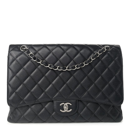 Chanel Caviar Quilted Maxi Single Flap Black 1 of 10