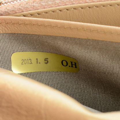 Chanel Aged Metallic Calfskin Quilted Large Palette Flap Wallet Gold 8 of 8