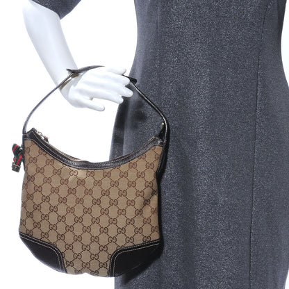 Gucci Monogram Princy Small Hobo Ebony 2 of 7