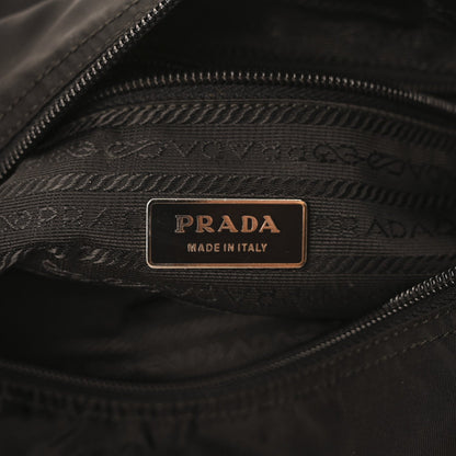 Prada Tessuto Nylon Saffiano Vela Messenger Bag Black 6 of 7
