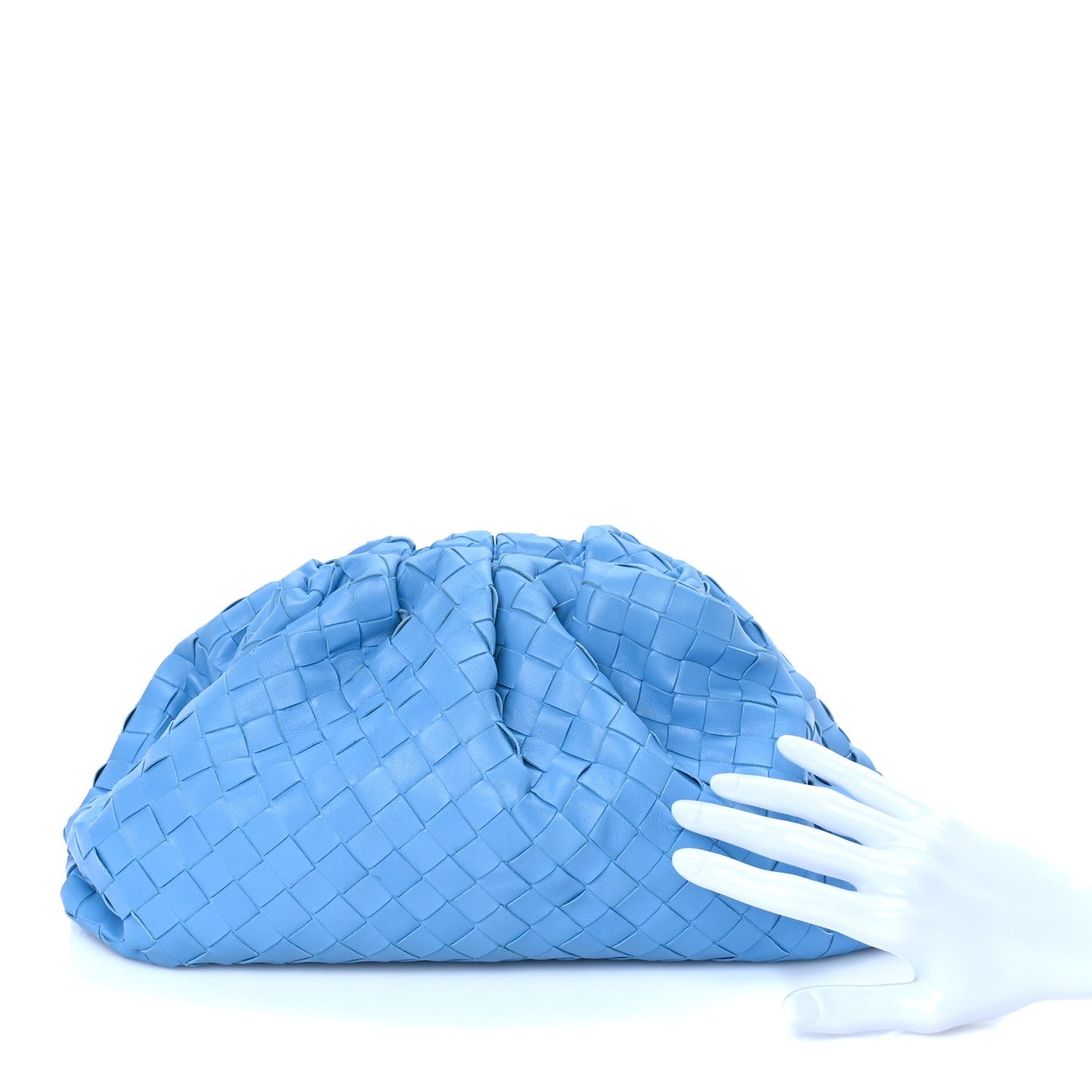 Nappa Maxi Intrecciato The Pouch Oversized Clutch  Swimming Pool