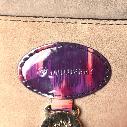 Mulberry Patent Loopy Leopard Bayswater Plum 5 of 8