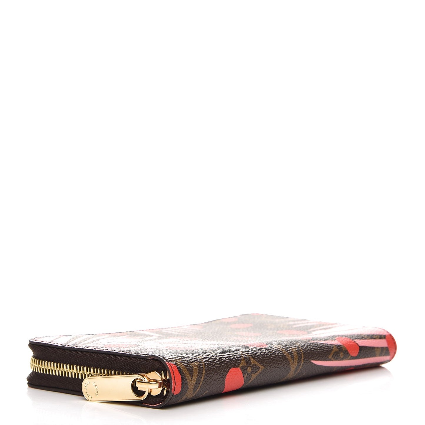 Monogram Jungle Dots Zippy Wallet Sugar Pink Poppy