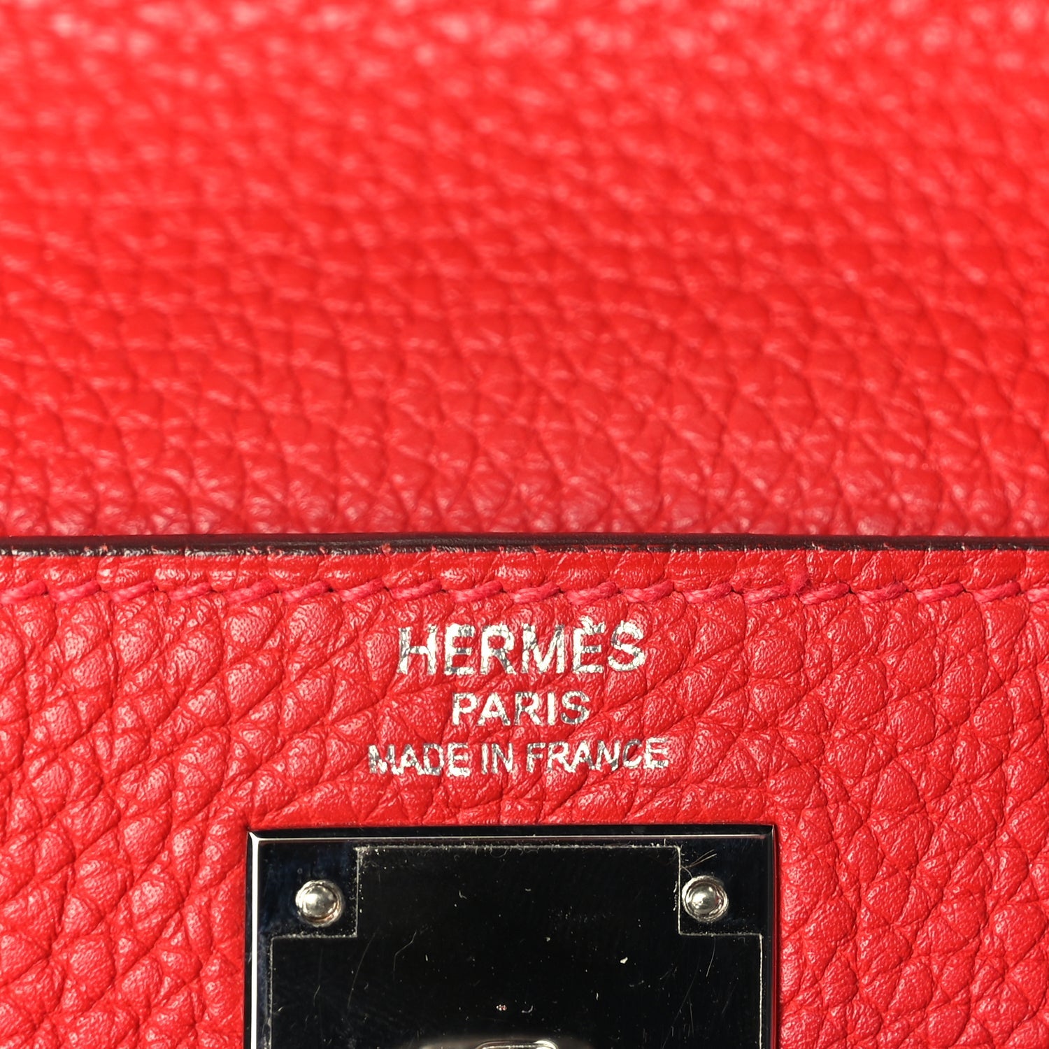 Hermes Togo Kelly Retourne 28 Rouge Casaque 5 of 11