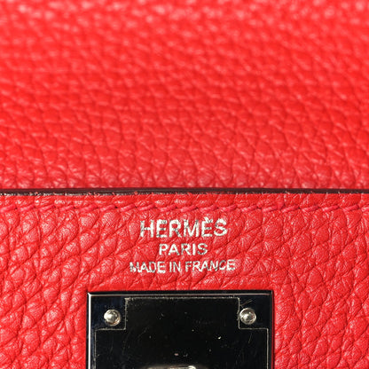 Hermes Togo Kelly Retourne 28 Rouge Casaque 5 of 11