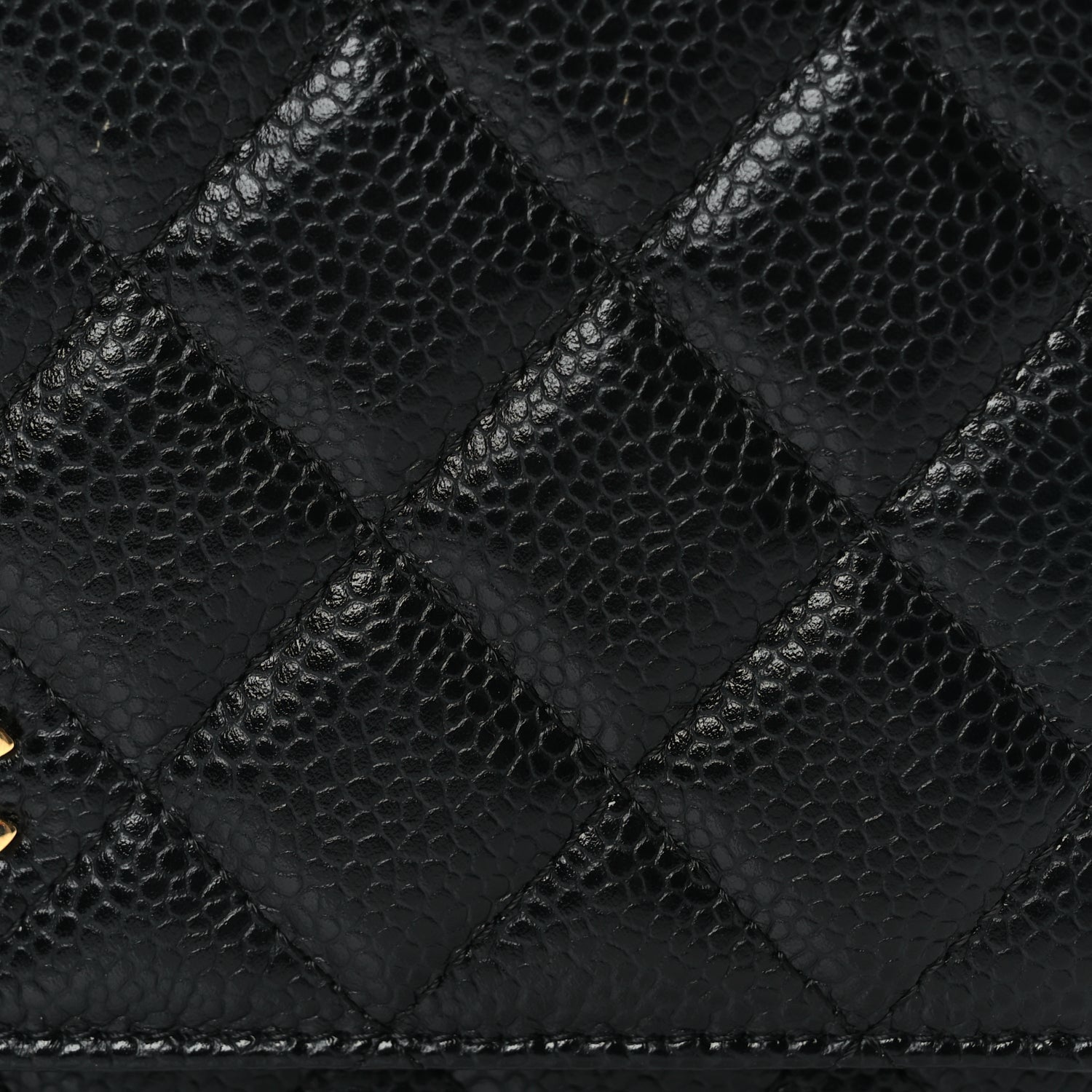 Chanel Caviar Quilted Wallet On Chain WOC Black 7 of 9