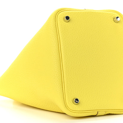 Hermes Taurillon Clemence Picotin Lock 18 PM Lime 9 of 11