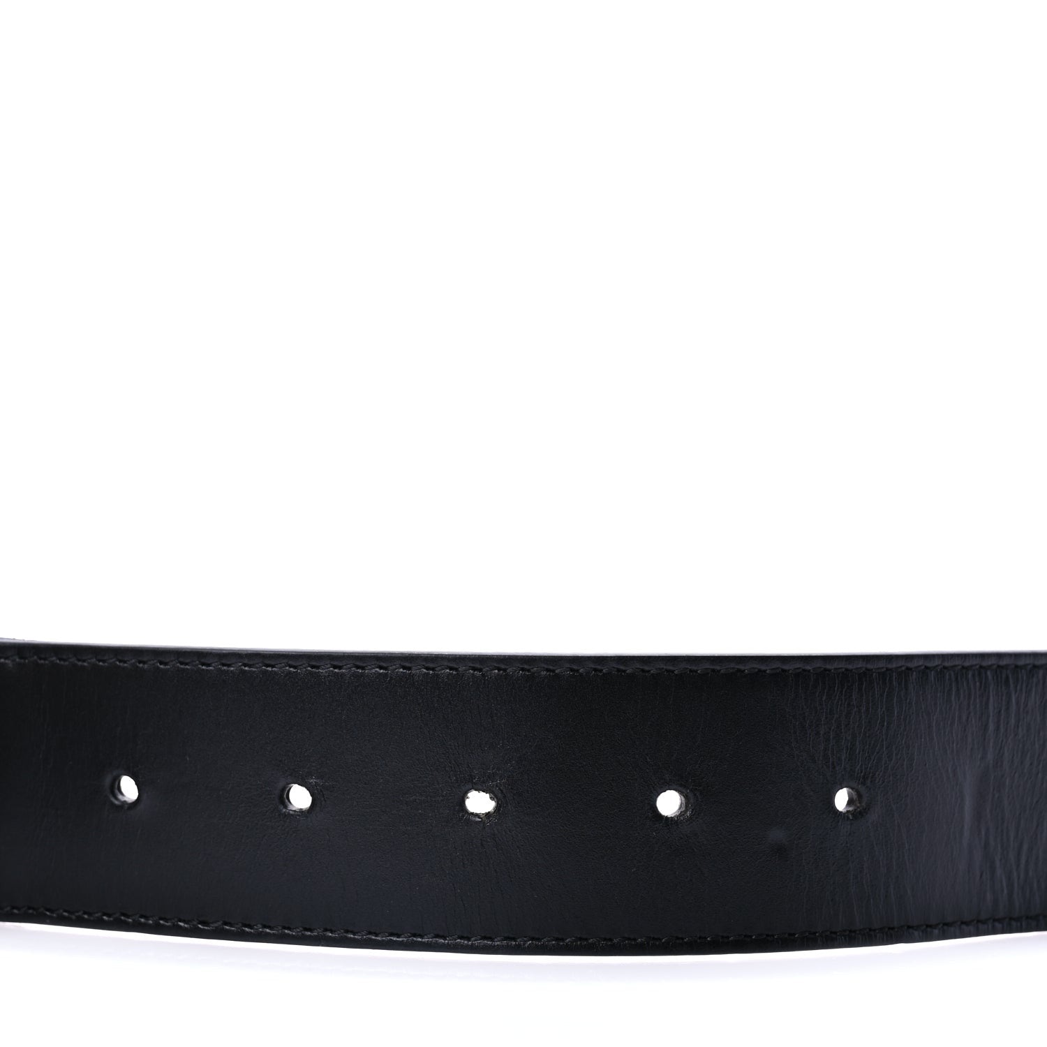 Gucci Nylon Calfskin Double G Web 40mm Belt 80 32 Blue Red Black 4 of 5