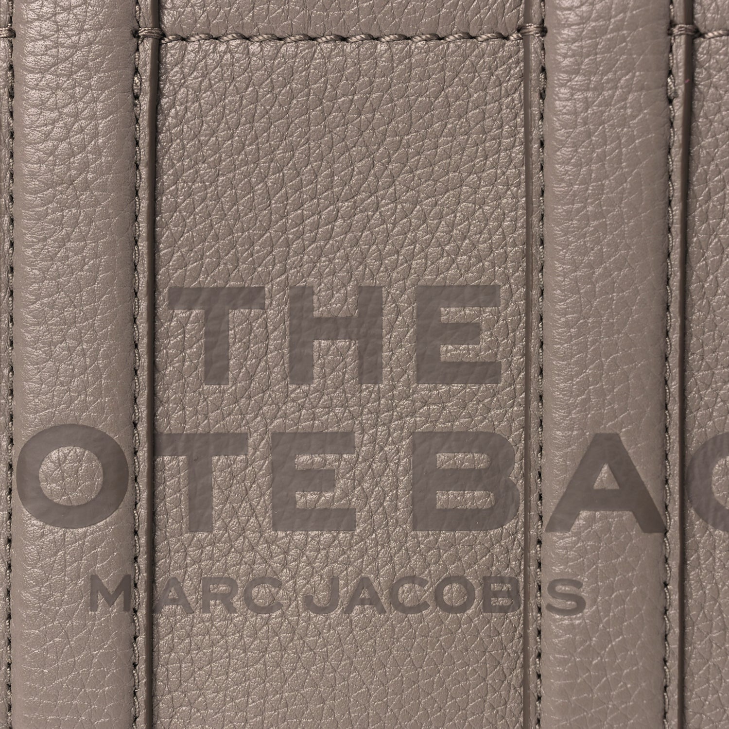 Marc Jacobs Grained Calfskin Small The Tote Bag Cement 6 of 8