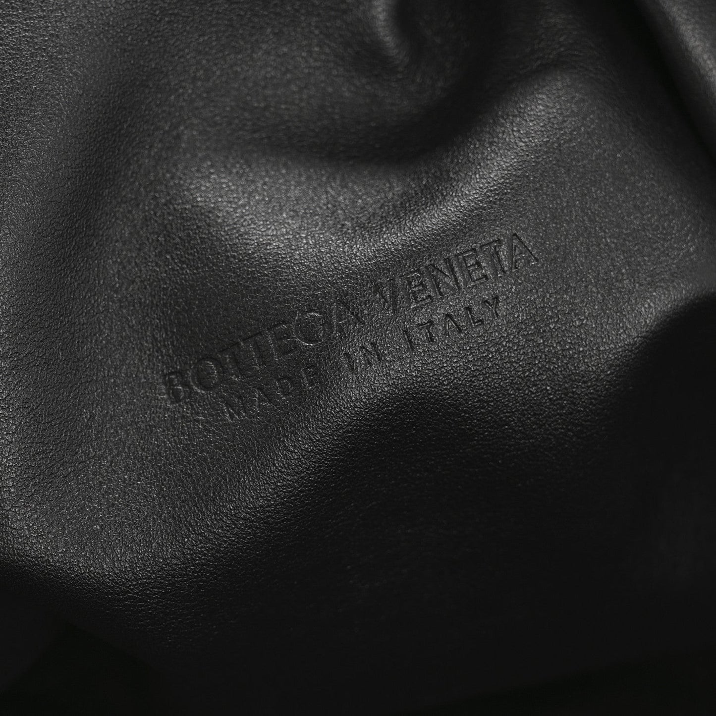 Smooth Butter Calf The Pouch Oversized Clutch Black