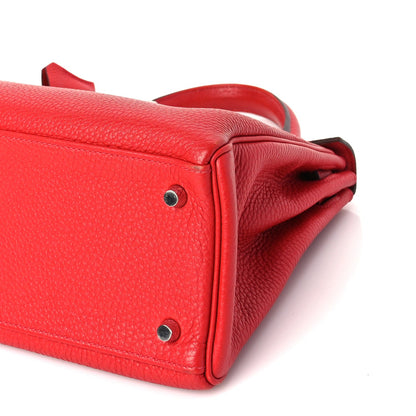 Hermes Togo Kelly Retourne 28 Rouge Casaque 9 of 11