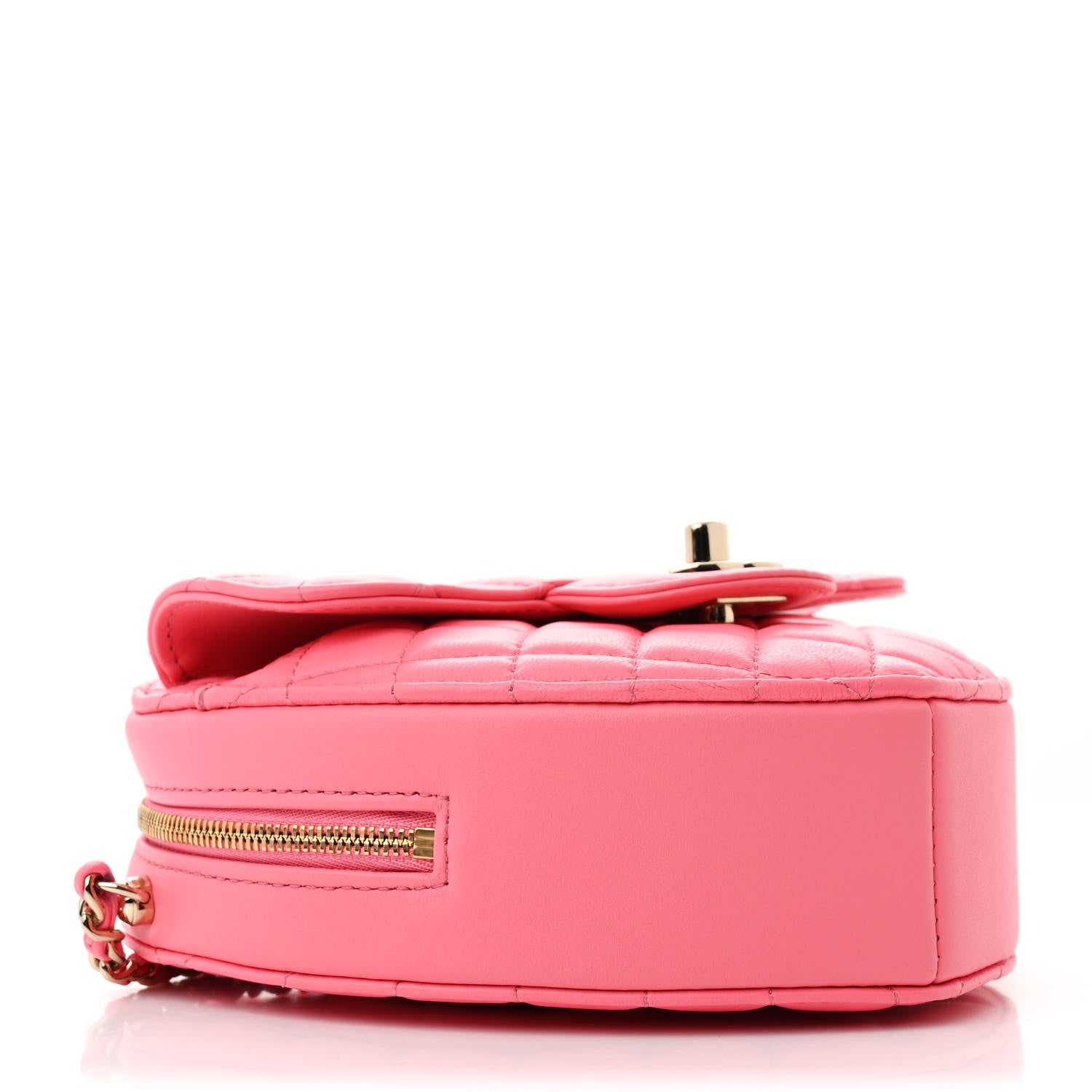 Chanel Lambskin Quilted CC In Love Heart Bag Pink 4 of 11