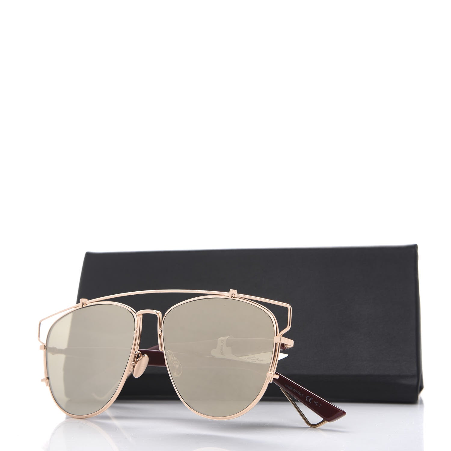 Christian Dior Technologic Sunglasses Gold Copper 9 of 9