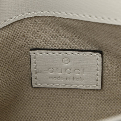 Gucci Calfskin Mini Horsebit 1955 Asymmetric Shoulder Bag Great White 6 of 10