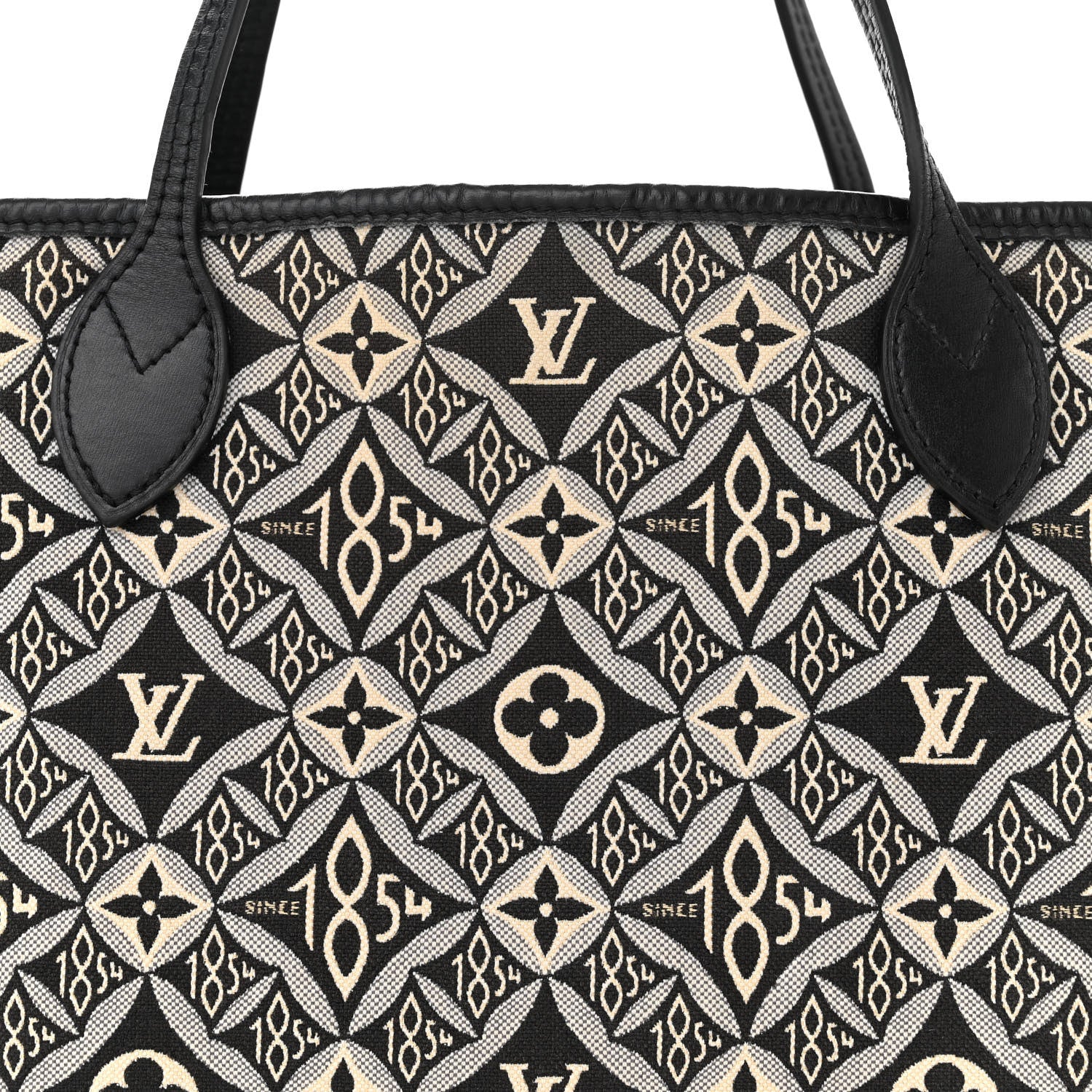 Louis Vuitton LOUIS VUITTON Jacquard Since 1854 Neverfull MM Grey 9 of 13