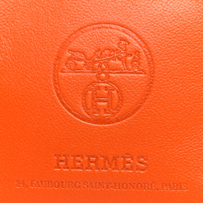Hermes Milo Lambskin Swift Shopping Bag Charm Feu Gold 3 of 3