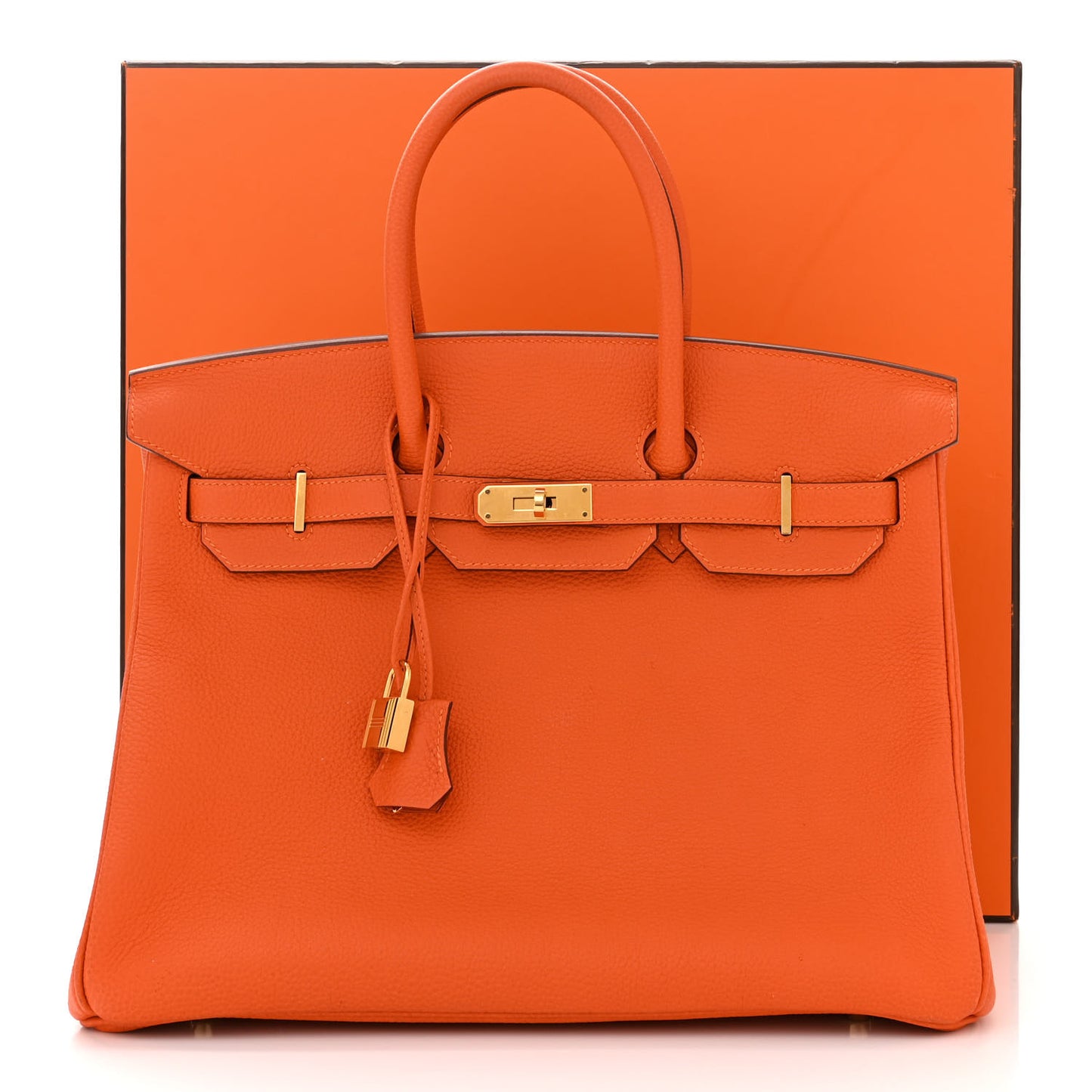 Togo Birkin 35 Orange