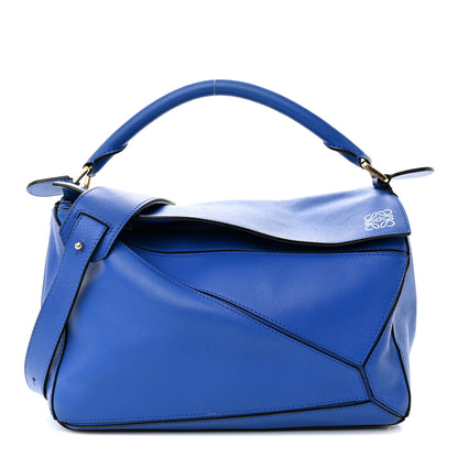 Loewe Calfskin Medium Puzzle Bag Marine 1 of 18