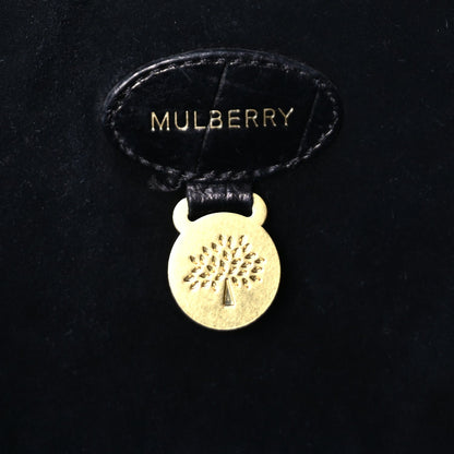 Mulberry Calfskin Crocodile Embossed Bayswater  Black 5 of 7