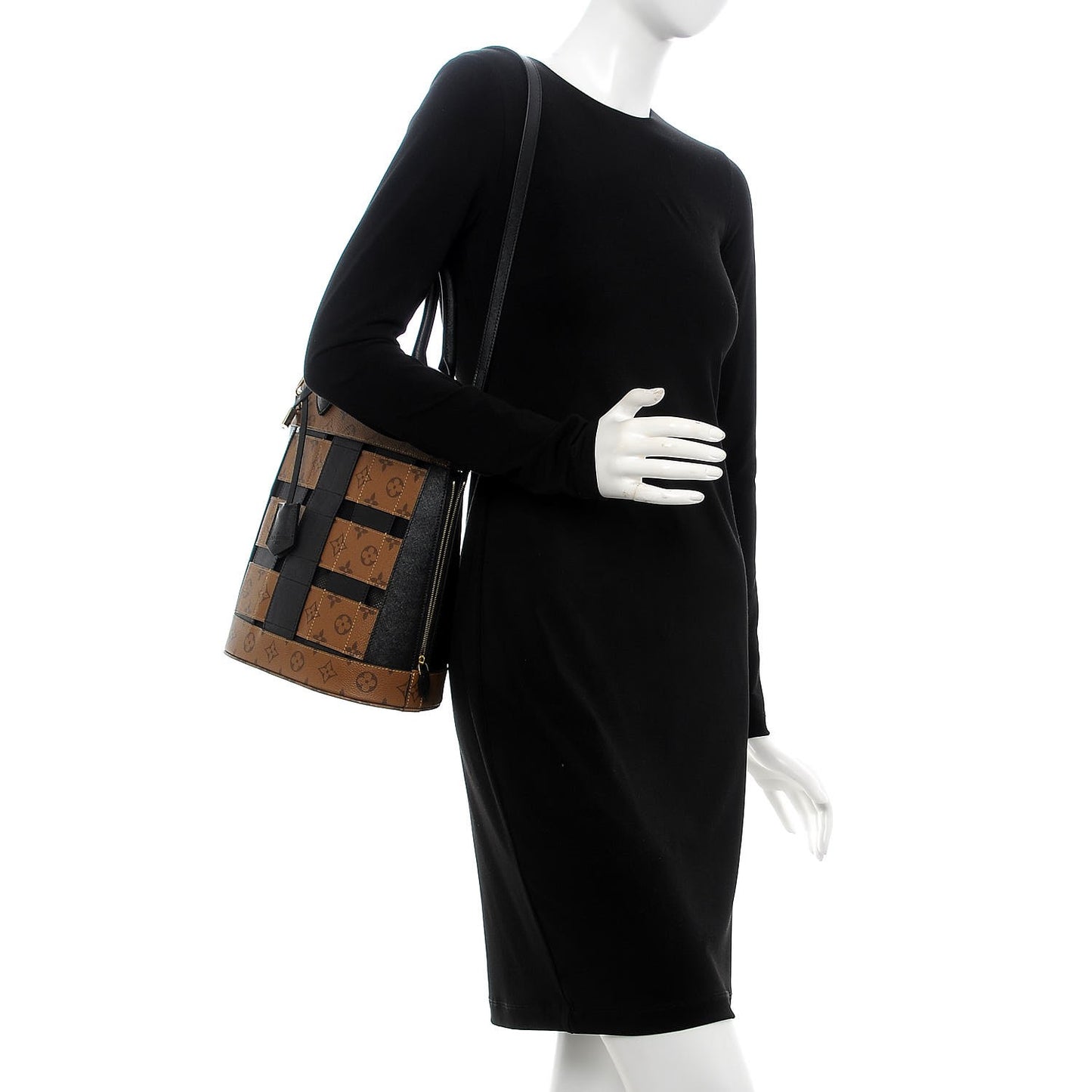 Reverse Monogram Tressage Tote