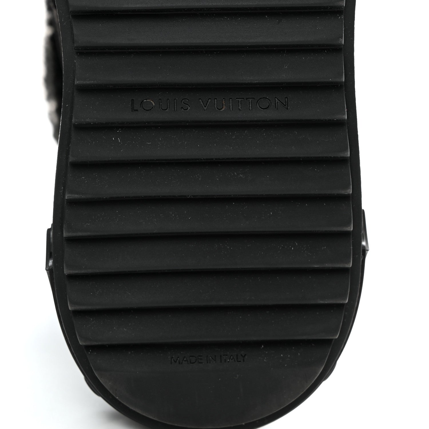 Louis Vuitton Suede Calfskin Shearling Snowdrop Flat Ankle Boot 37 Black 6 of 8