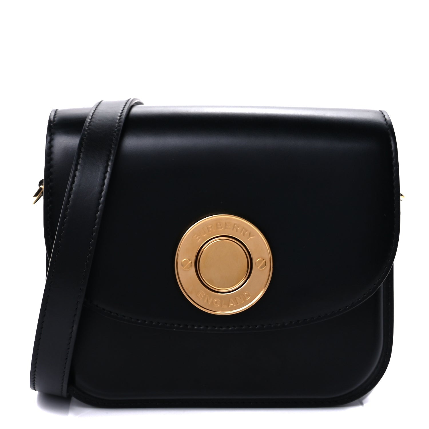 Burberry Calfskin Small Elizabeth Bag  Black 1 of 7