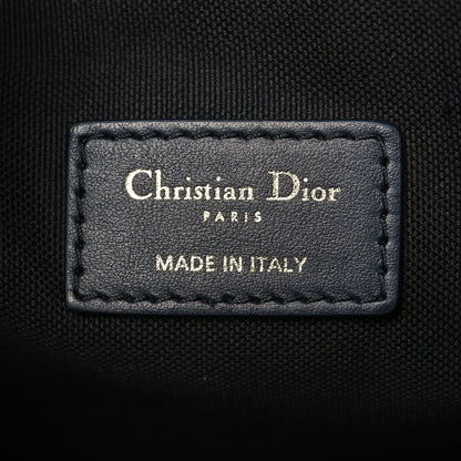 Christian Dior Oblique Calfskin Medium Book Tote With Strap Blue Multicolor 6 of 12