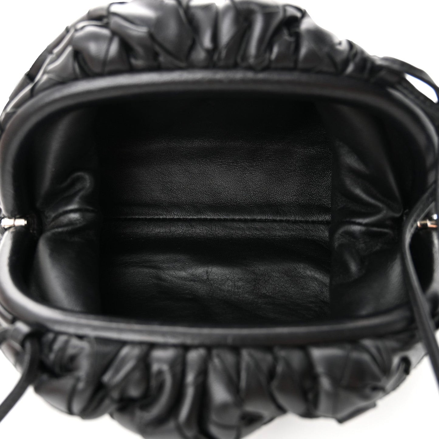 Nappa Intrecciato The Mini Pouch Black