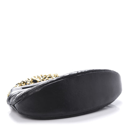 Chanel Lambskin Quilted CC Shoulder Bag Black 4 of 10