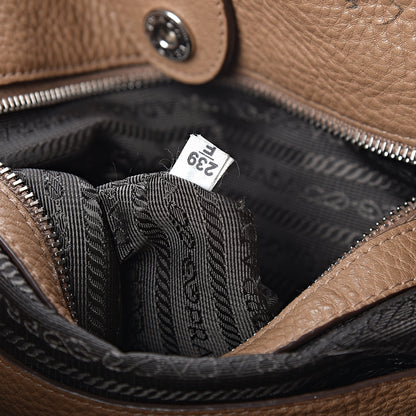 Prada Vitello Daino Tote Sesamo 8 of 25