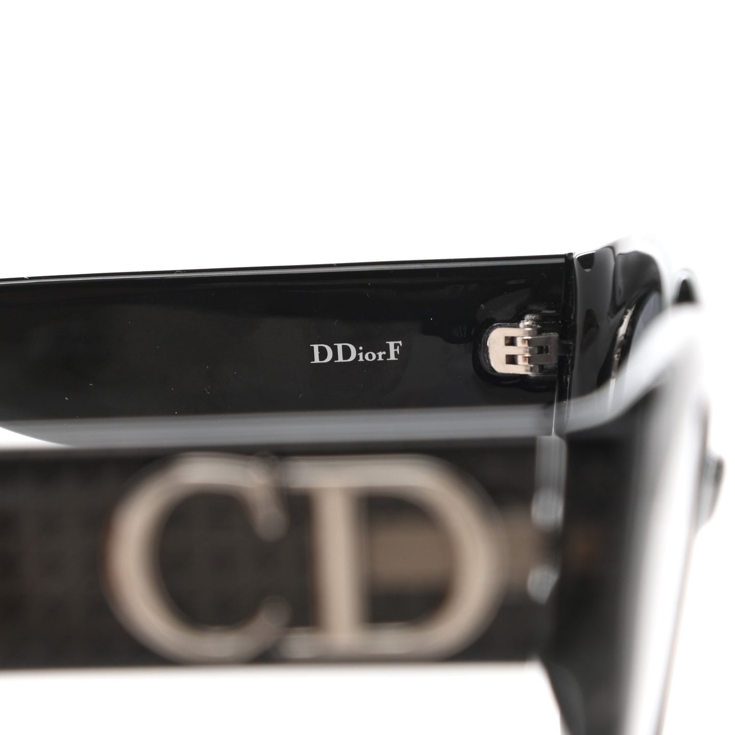 Acetate DDiorF Cat Eye Sunglasses Black