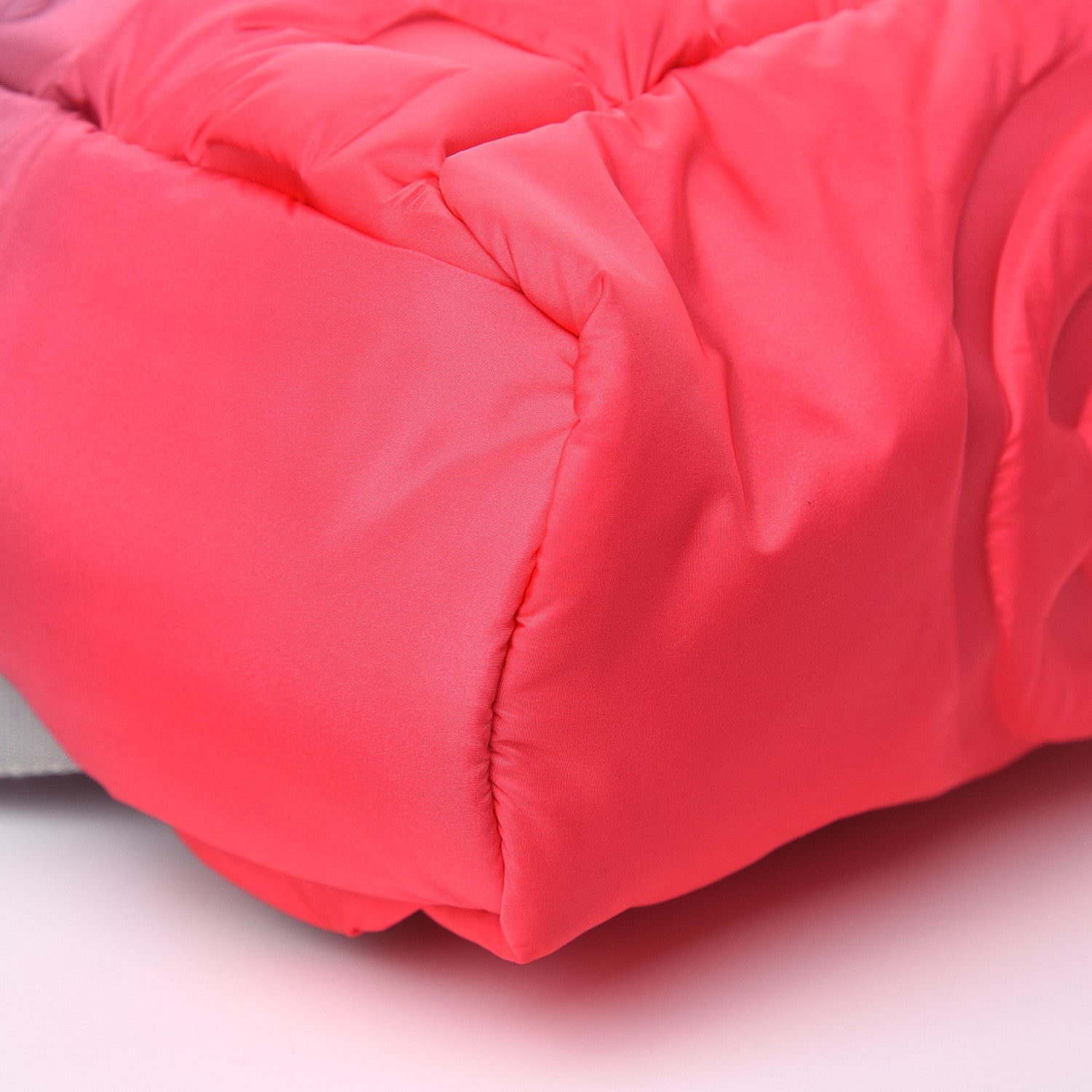 Chanel Nylon Embossed Small Doudoune Backpack Pink Blue White 8 of 9