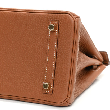 Hermes Togo Birkin 25 Gold 9 of 9