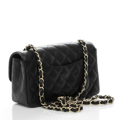 Chanel Caviar Quilted Mini Rectangular Flap Black 3 of 8