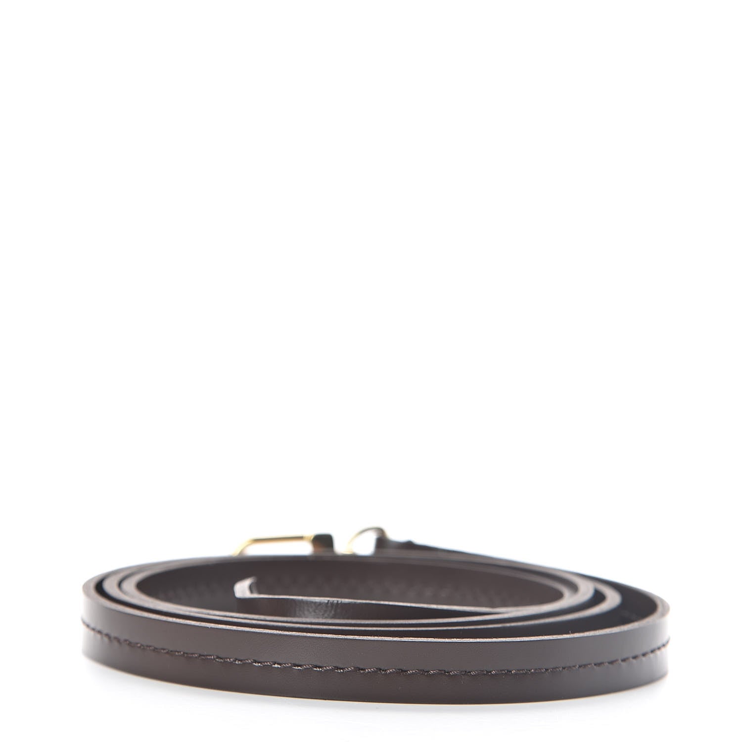 Louis Vuitton Calfskin 12mm Favorite Long Strap Brown 2 of 2