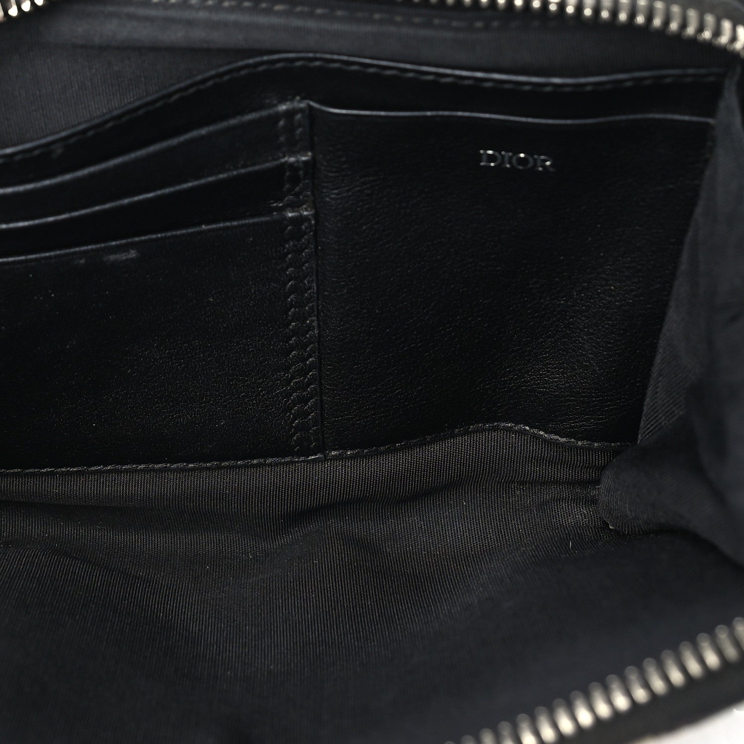 Christian Dior Oblique Canvas Crossbody Charcoal 4 of 8