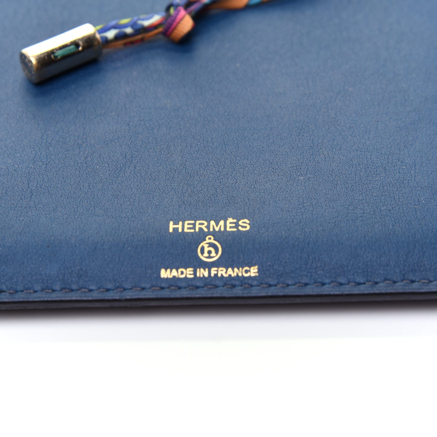 Epsom Swift Petit H Dog Flat Case Black Multicolor