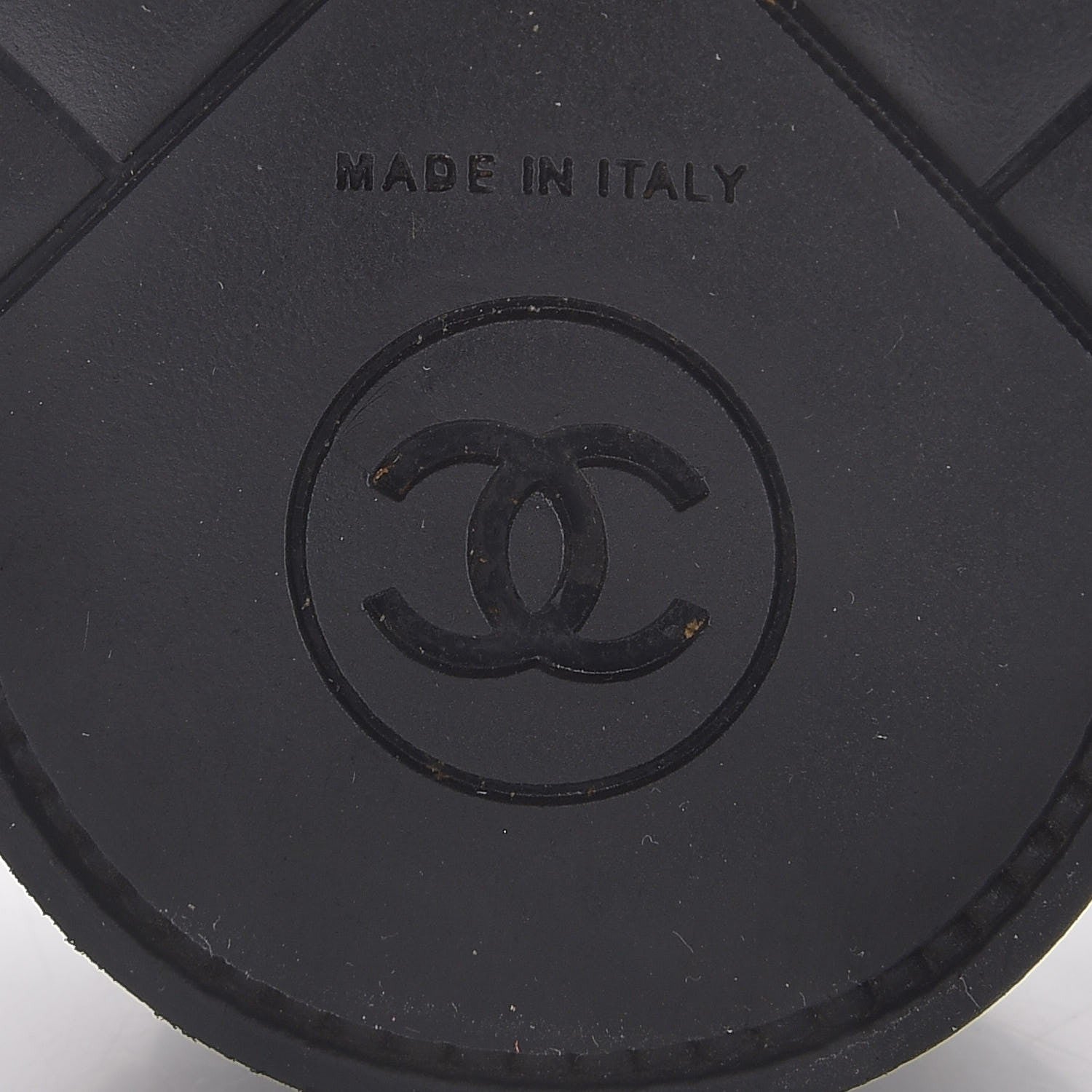 Chanel Grosgrain Pearl Flat Sandals 39 Black 6 of 8