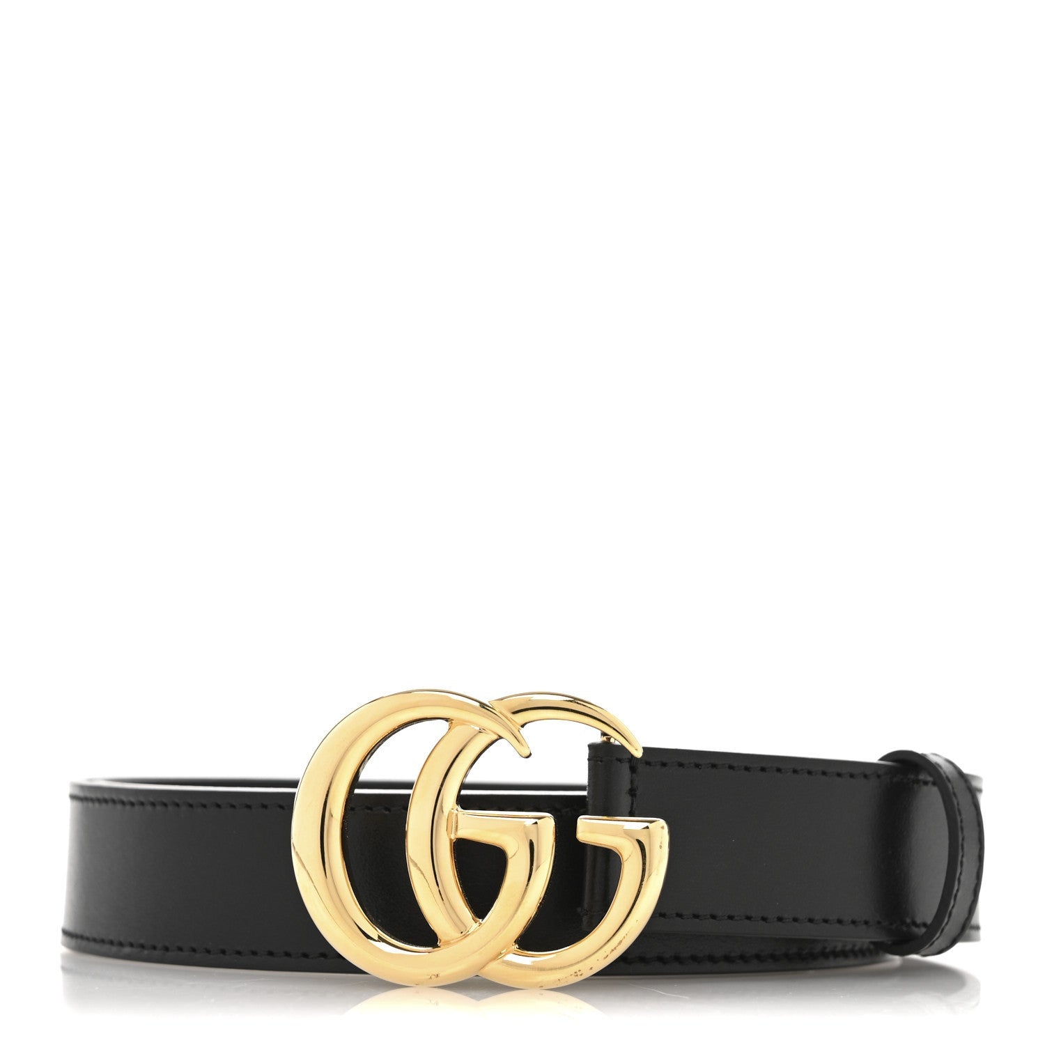 Gucci Calfskin Double G 30mm Belt 90 36 Black 1 of 7